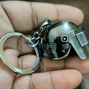 PUBG helmet keychain